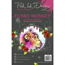Pink Ink Designs Clear Stamp Funky Monkey A5