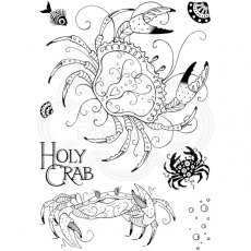 Pink Ink Designs Clear Stamp Holy Crab A5