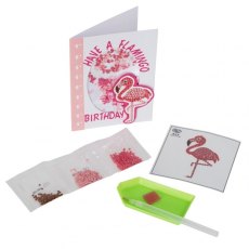 Craft Buddy Flamingo - Crystal Art Motifs (With Tools) 4 For £9.99