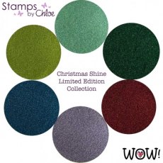 Stamps by Chloe - Set of 6 WOW Embossing Powders -Christmas Shine Collection