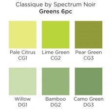 Spectrum Noir Classique (6PC) - Greens