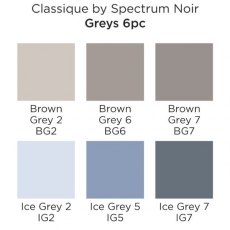 Spectrum Noir Classique (6PC) - Greys