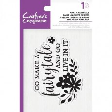 Crafters Companion Clear Acrylic Stamps - Make a Fairytale €“ 4 for £8.99