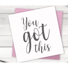 Crafters Companion Clear Acrylic Stamps - You Got This €“ 4 for £8.99