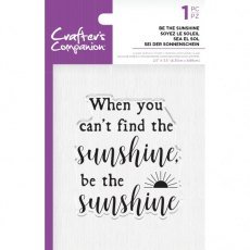 Crafters Companion Clear Acrylic Stamps - Be the Sunshine - 4 for £8.99