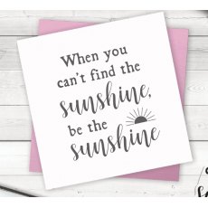 Crafters Companion Clear Acrylic Stamps - Be the Sunshine - 4 for £8.99