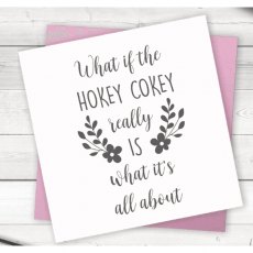 Crafters Companion Clear Acrylic Stamps - Hokey Cokey - 4 for £8.99