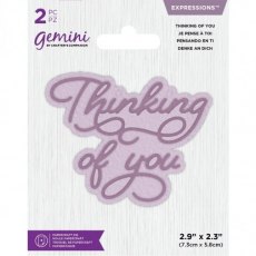 Gemini Die - Expressions - Thinking of You