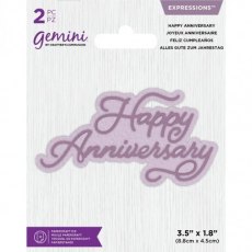 Gemini Die - Expressions - Happy Anniversary