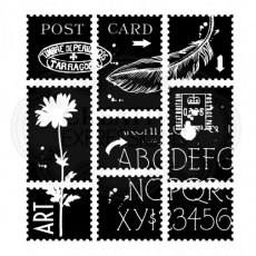 Woodware Clear Stamps Postage Sheets