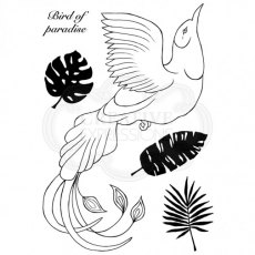 Woodware Clear Stamps Paradise Bird
