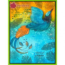 Woodware Clear Stamps Paradise Bird