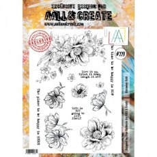 Aall & Create A4 Stamp #229 - Blooming Field