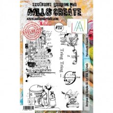 Aall & Create A5 Stamp #237 - Phonebooth Elements