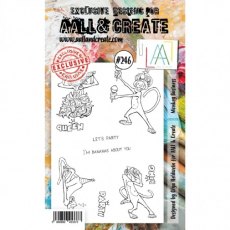 Aall & Create A6 Stamp #246 - Monkey Business - CLEARANCE