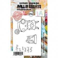 Aall & Create A7 Stamp #256 - Cat Love