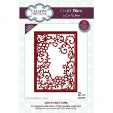 Sue Wilson Frames & Tags Collection Die - Grape Vine Frame - CLEARANCE