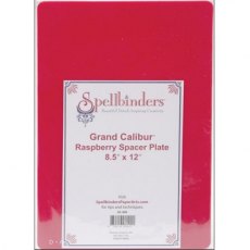 Spellbinders Grand Calibur Raspberry Spacer Plate 8.5 x 12 inch