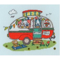 Bothy Threads Sew Dinky Caravan Counted Cross Stitch Kit