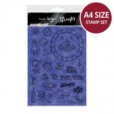 Hunkydory For the Love of Stamps - Create-A-Shaker - Outer Space & Deep Blue Sea