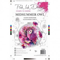 Pink Ink Designs Clear Stamp Midsummer Owl A5