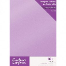Crafter's Companion Glitter Card 10 Sheet Pack - Lilac 4 for £14