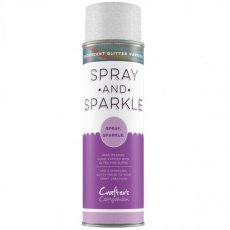 Crafter's Companion Spray & Sparkle Iridescent Glitter Varnish 4 For £23