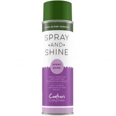 Crafter's Companion Spray & Shine High Gloss Varnish (Green Can) 4 For £23