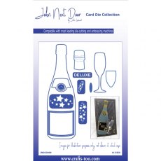 John Next Door Card Die Collection - Champagne Bottle (14pcs) JNDCD009