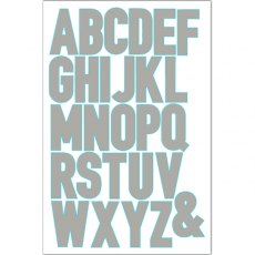 Julie Hickey Designs It's all about the Words - Uppercase Alphabet Die Set JHD-CUT-1011