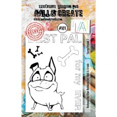 Aall & Create A7 Stamp #101 - Furry Friends 2 - CLEARANCE