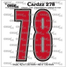 Crealies Cardz Dies Numbers 7 & 8 CLCZ278