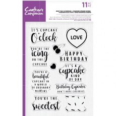 Crafters Companion Clear Acrylic Stamps - Sweet Treat Accessories