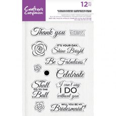 Crafters Companion Clear Acrylic Stamps- Be Fabulous Accessories