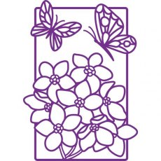 Gemini Decorative Outline Stamp & Die - Butterfly Garden