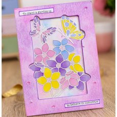 Gemini Decorative Outline Stamp & Die - Butterfly Garden
