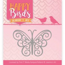 Jeanine's Art - Happy Birds - Happy Butterfly Die