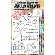 Aall & Create A6 Stamp #287 - Dirty Games