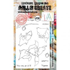 Aall & Create A6 Stamp #290 - Squeaky Friends