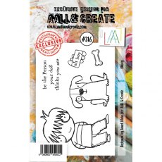 Aall & Create A7 Stamp #316 - Oh Boy
