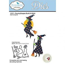 Elizabeth Craft Designs - Countryscapes - Build a Witch 1212