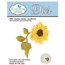 Elizabeth Craft Designs - Garden Notes - Sunflower 999