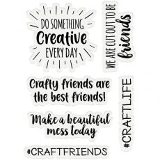 Sara Davies Crafty Fun - A6 Acrylic Stamp - Craft Life