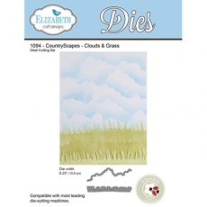 Elizabeth Craft Designs - Countryscapes - Clouds & Grass 1094
