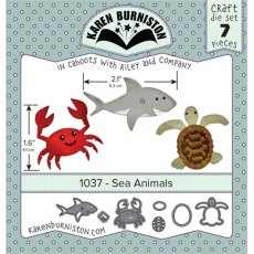 Karen Burniston Die Set - Sea Animals 1037