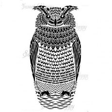 Sweet Poppy Stencil: Large Owl