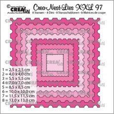Crea-Nest-Lies Die Stamp Square CLNESTXXL97