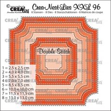Crea-Nest-Lies Die Ticket Square With Stitch CLNESTXXL96