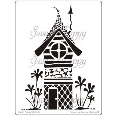 Sweet Poppy Stencil: Fairy Zen House
