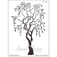 Sweet Poppy Stencil: Tree of Faith
